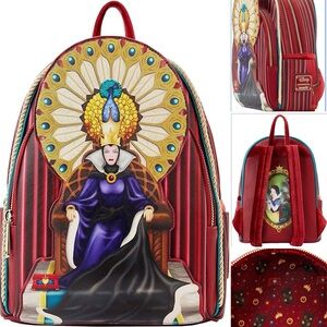 Loungfly Disney Snow White Evil Queen Throne Backpack